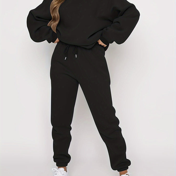 LuroLondon The Simple Two-Piece set featuring a stylish, minimalist design with matching top and bottom in soft fabric.