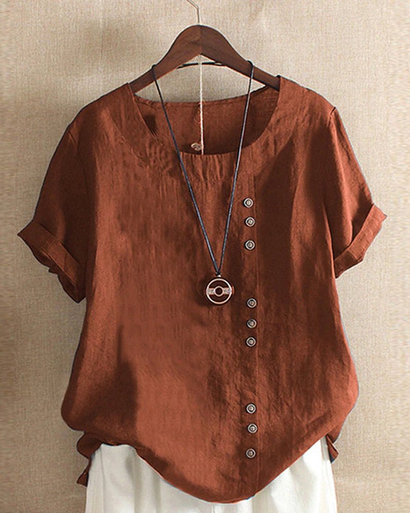 Veda Bremen Miranda summer T-shirt in light fabric with a casual fit, featuring a stylish design for warm weather.