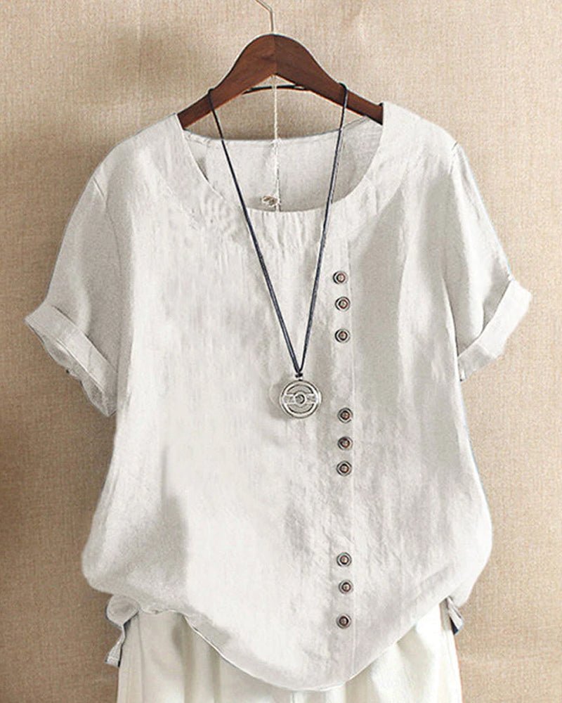 Veda Bremen Miranda summer T-shirt in light fabric with casual fit, featuring a stylish design for warm weather.