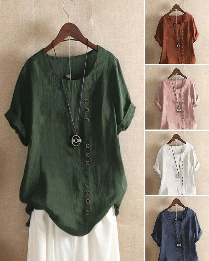 Veda Bremen Miranda summer T-shirt featuring a casual fit and stylish design, perfect for warm weather.