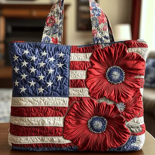 Liberty Rose | Handmade Quilted Tote - LuroLondon