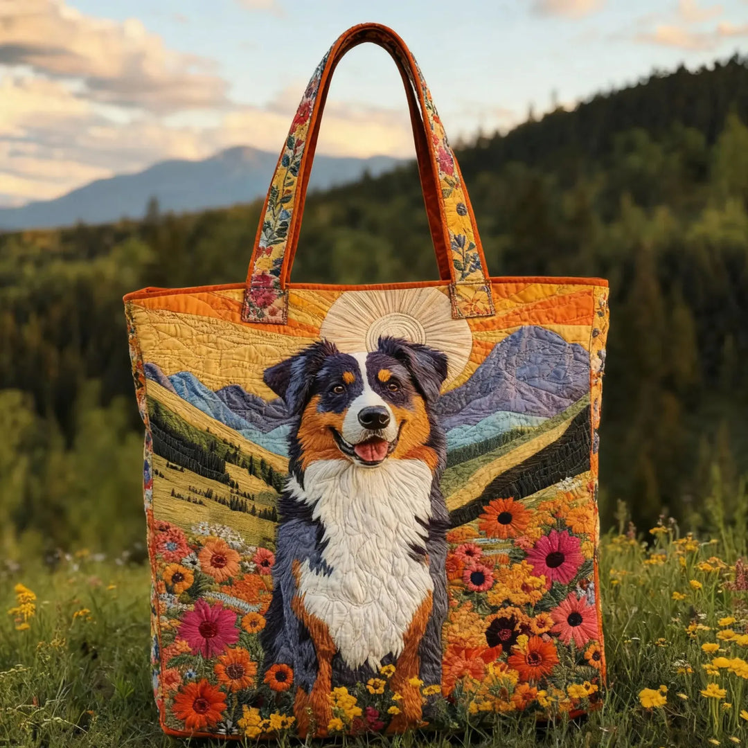 Mountain Meadow Companion | Handmade Quilted Tote - LuroLondon