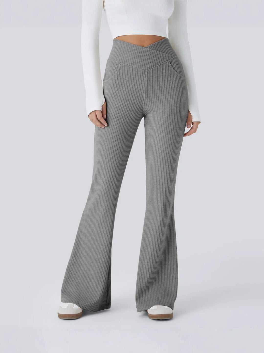Flare - High Waisted Trousers