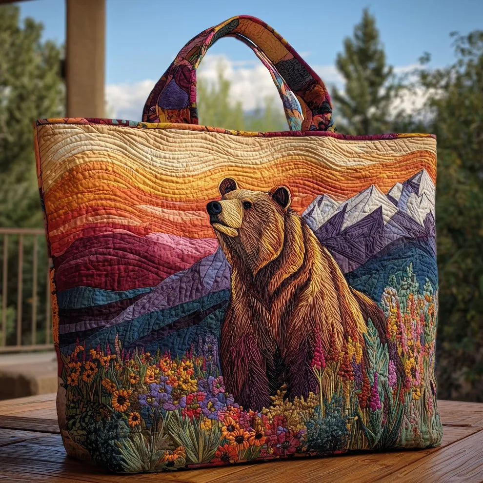 Wild Spirit | Handgefertigte gesteppte Tote Bag - LuroLondon