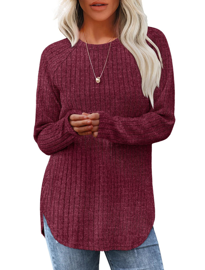 LuroLondon Classic Curve Pullover featuring a cozy, fitted knit design in a neutral color, perfect for casual wear.