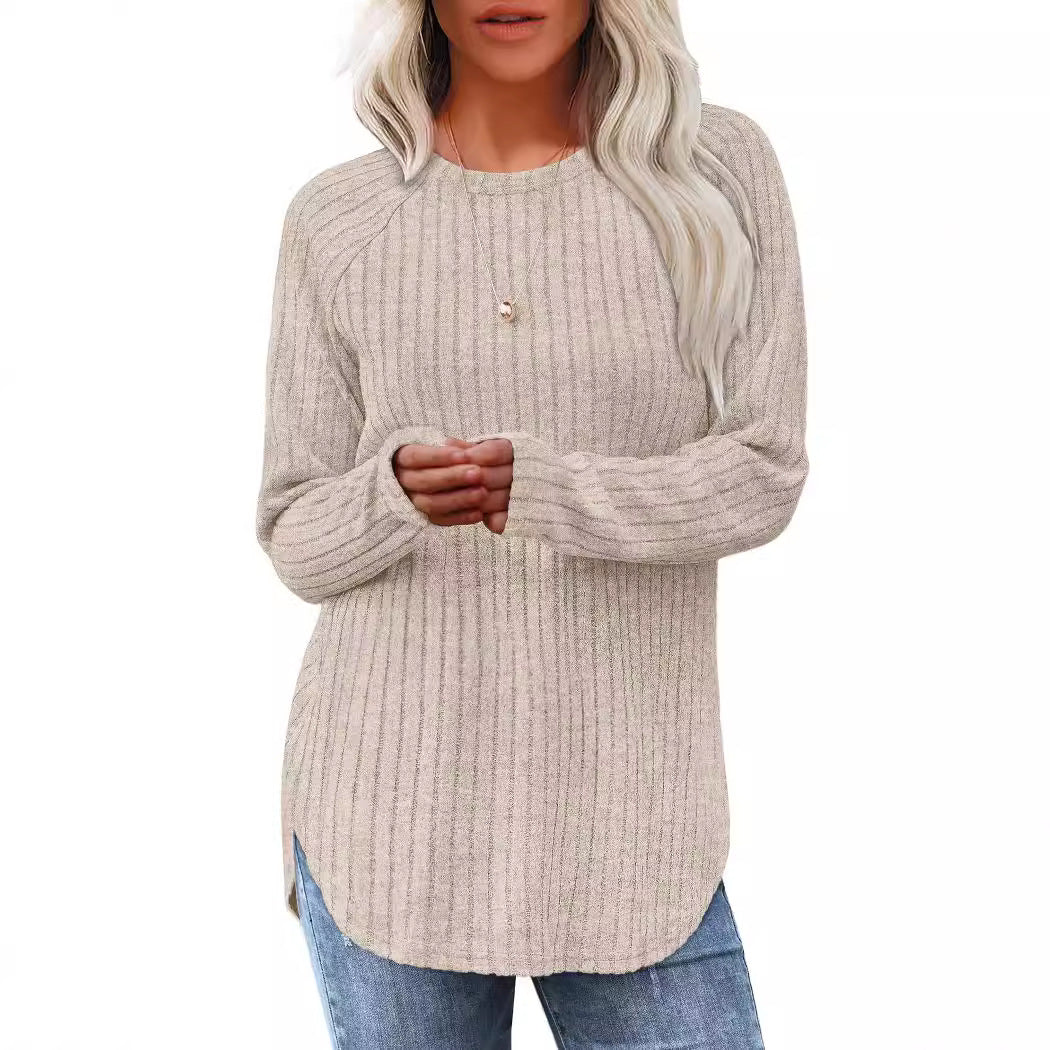 LuroLondon The Classic Curve Pullover in soft fabric, showcasing its relaxed fit and stylish design on a mannequin.