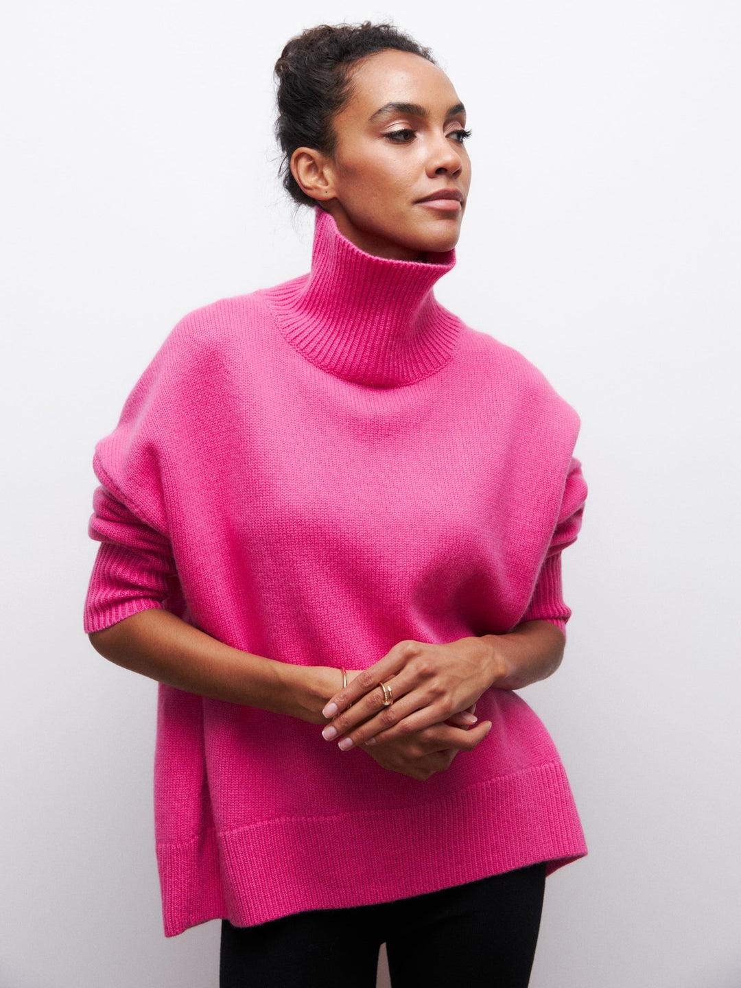 Avery | High Neck Pullover