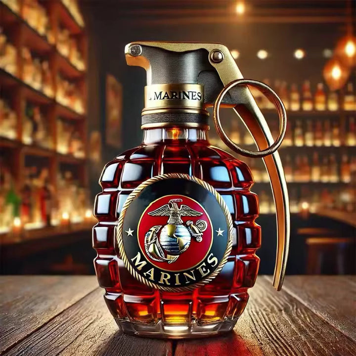 Veda Bremen Pomegranate Edition whisky bottle with a sleek label and elegant design on a white background.