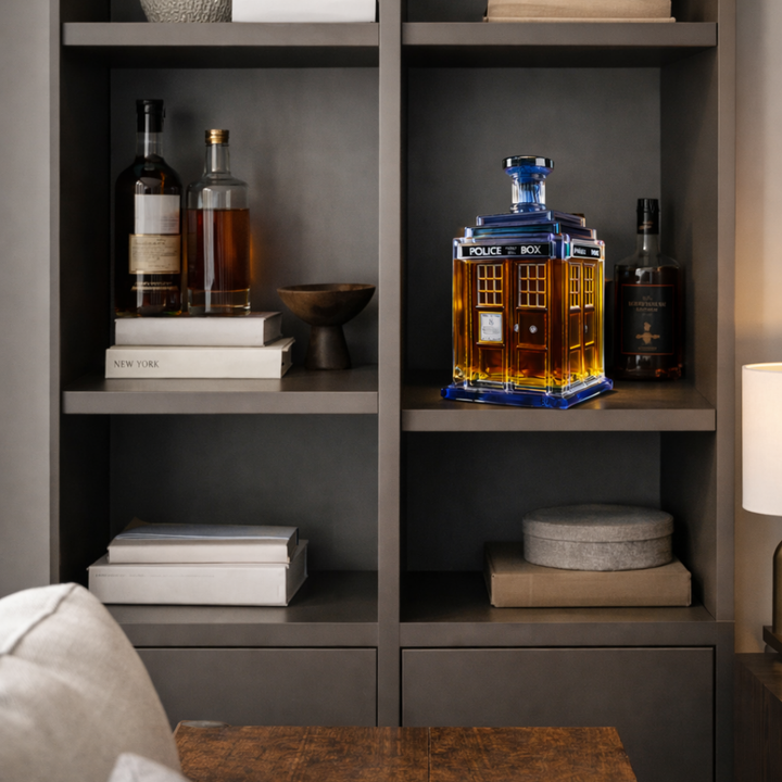 Veda Bremen Whisky Flasche - Team Edition, sleek glass bottle with custom label, perfect for gifting or collection.