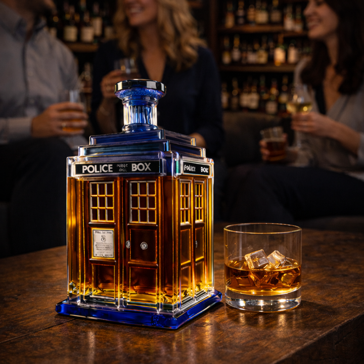 Veda Bremen Whisky Flasche - Team Edition featuring a sleek design and label, displayed upright on a plain background.