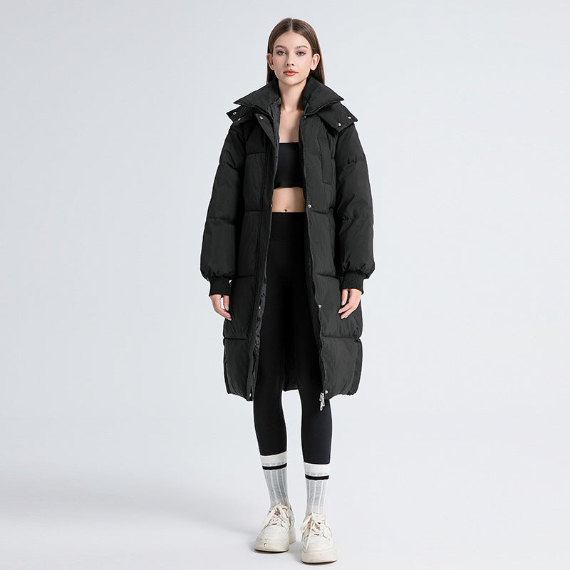 Black The Classic Puffer jacket by Lurolondon.co.uk, featuring a quilted design and a stylish, insulated winter coat.