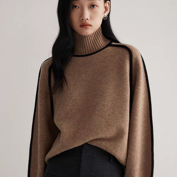 Donna Elegant Turtleneck Sweater