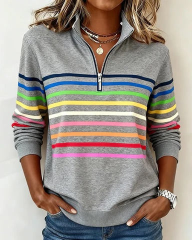 Light pink Sandra casual sweater by Lurolondon.co.uk, featuring a soft knit fabric and a relaxed fit.