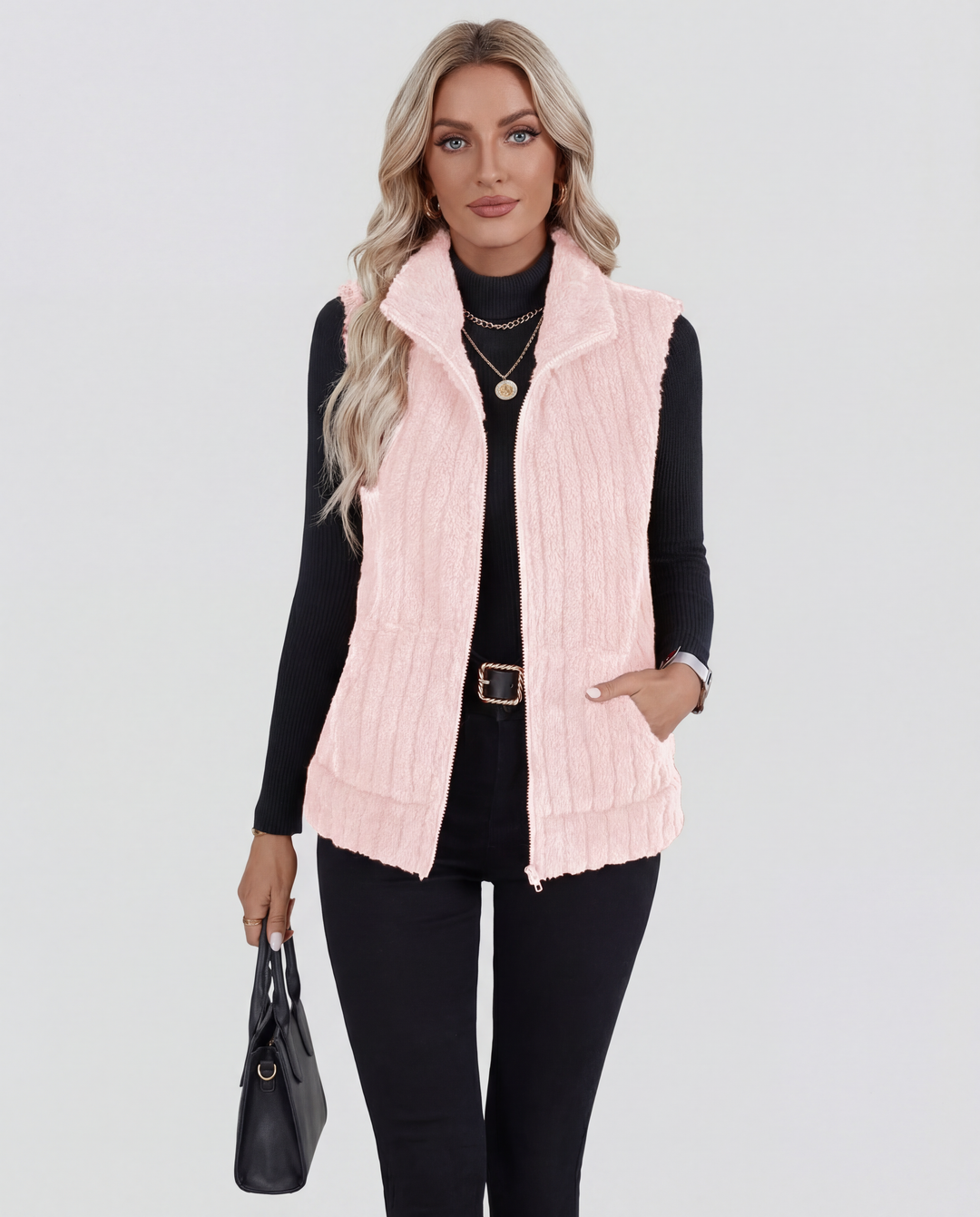 LuroLondon The Plush Zip-Up in soft, cozy fabric, featuring a full zip front, hood, and relaxed fit, ideal for comfortable casual wear.