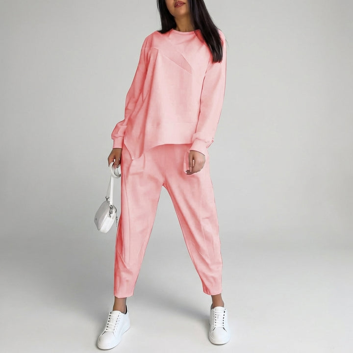 Veda Bremen Damen-Set with stylish top and matching pants, casual and comfortable women&