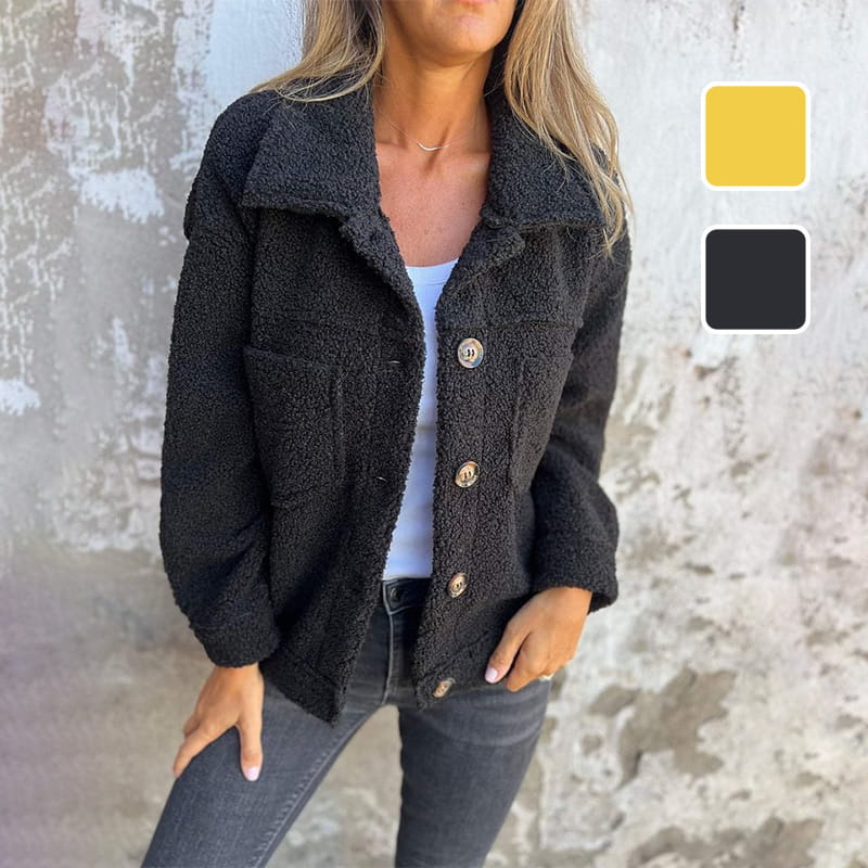 LuroLondon Mia Stylish Coat jacket in a modern design, featuring a tailored fit and fashionable look.