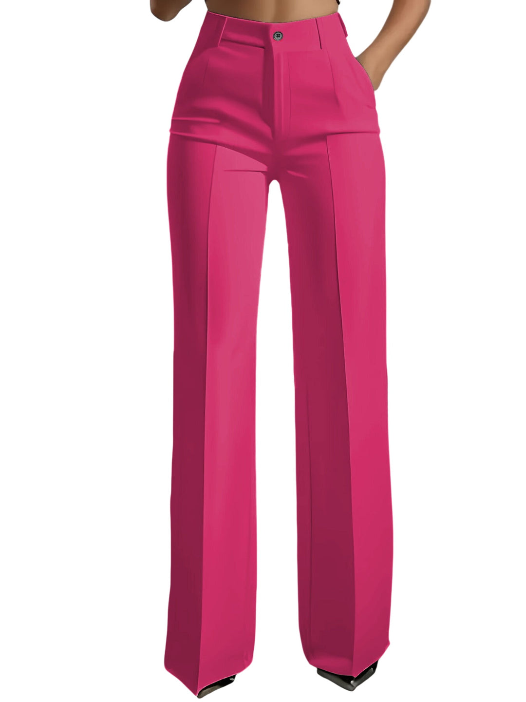 Rose red high-waisted women&